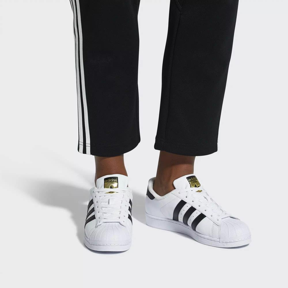 Adidas Superstar Tenis Blancos Para Hombre (MX-42618)